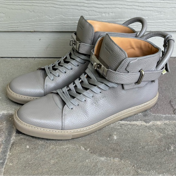 Buscemi Leather Padlock Runway Sneakers